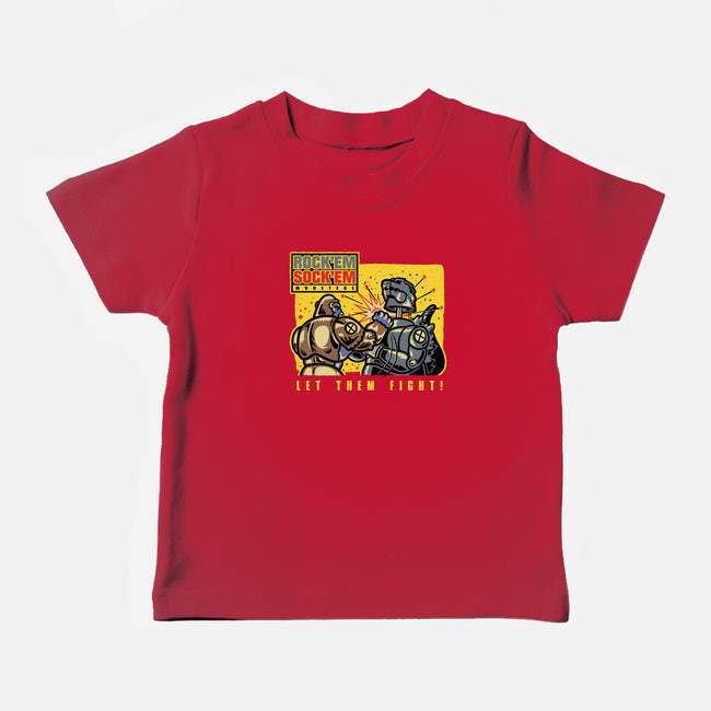 Let Em Fight-Baby-Basic-Tee-demonigote