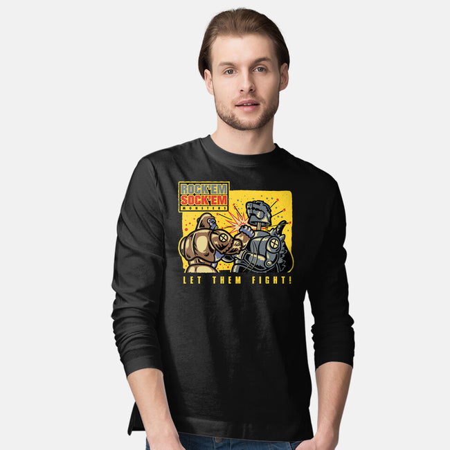 Let Em Fight-Mens-Long Sleeved-Tee-demonigote