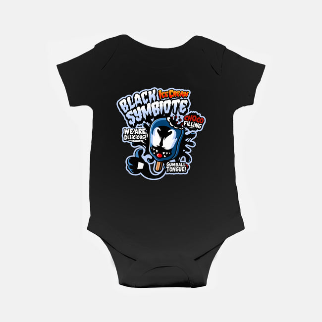 Black Symbiote Ice Cream-Baby-Basic-Onesie-demonigote