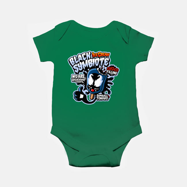 Black Symbiote Ice Cream-Baby-Basic-Onesie-demonigote