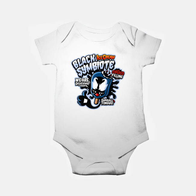 Black Symbiote Ice Cream-Baby-Basic-Onesie-demonigote