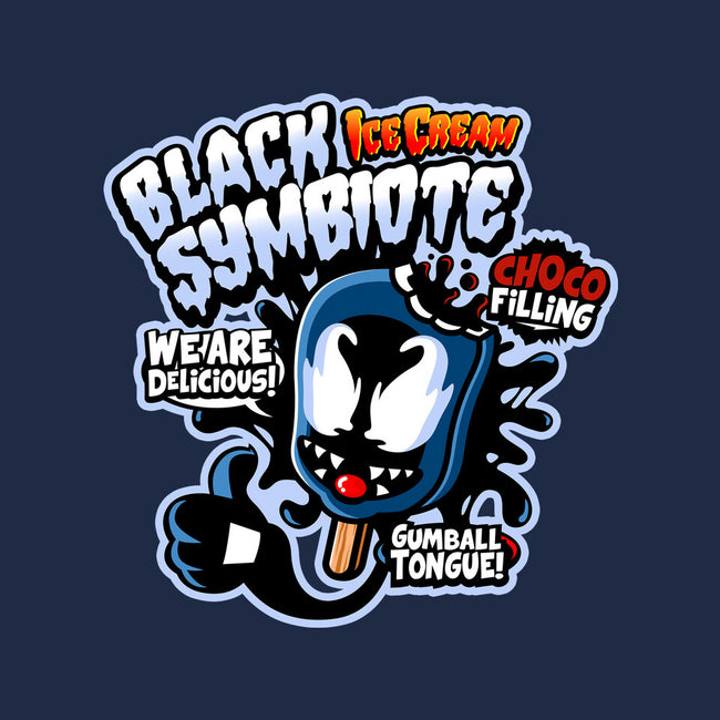 Black Symbiote Ice Cream-Mens-Long Sleeved-Tee-demonigote