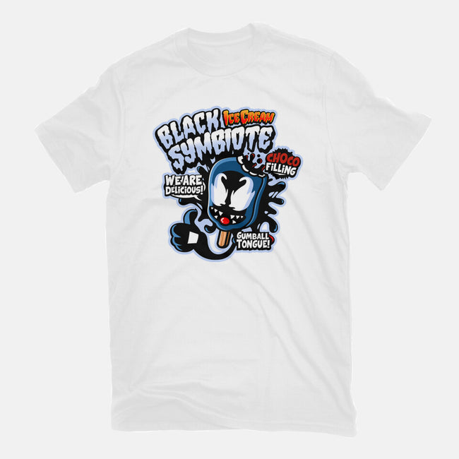 Black Symbiote Ice Cream-Mens-Basic-Tee-demonigote