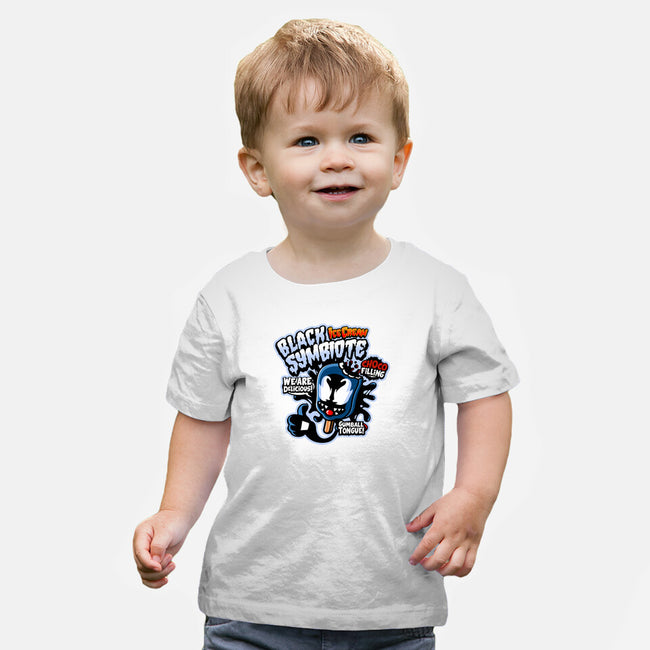 Black Symbiote Ice Cream-Baby-Basic-Tee-demonigote