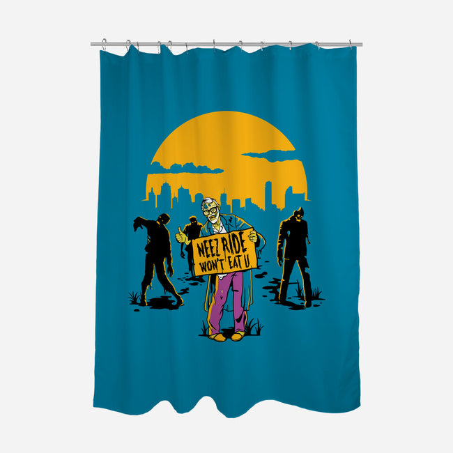 Neez Ride-None-Polyester-Shower Curtain-demonigote