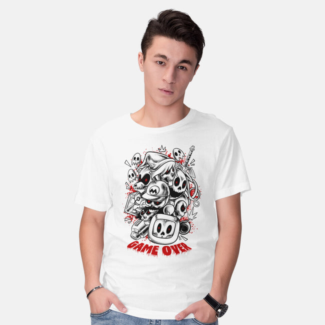 Sorry Game Over-Mens-Basic-Tee-spoilerinc