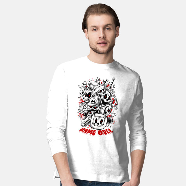 Sorry Game Over-Mens-Long Sleeved-Tee-spoilerinc