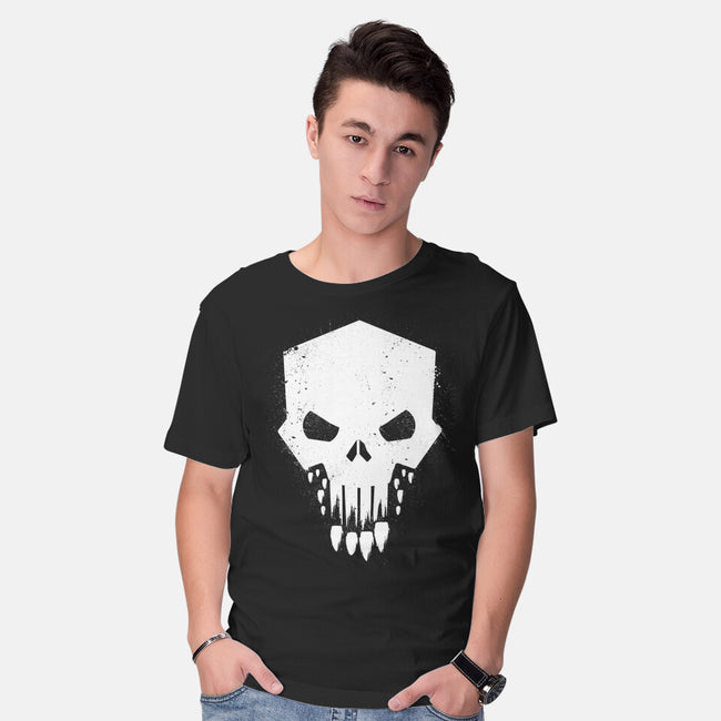 Helldivers Punisher-Mens-Basic-Tee-rocketman_art