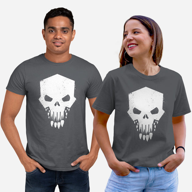 Helldivers Punisher-Unisex-Basic-Tee-rocketman_art