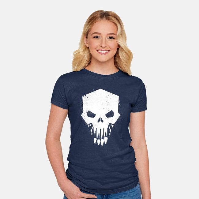 Helldivers Punisher-Womens-Fitted-Tee-rocketman_art