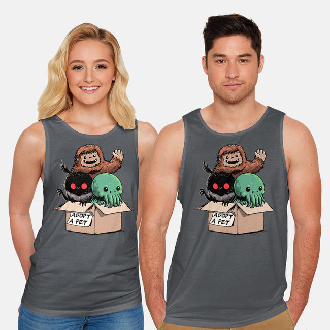 Adopt A Pet-Unisex-Basic-Tank-GoshWow