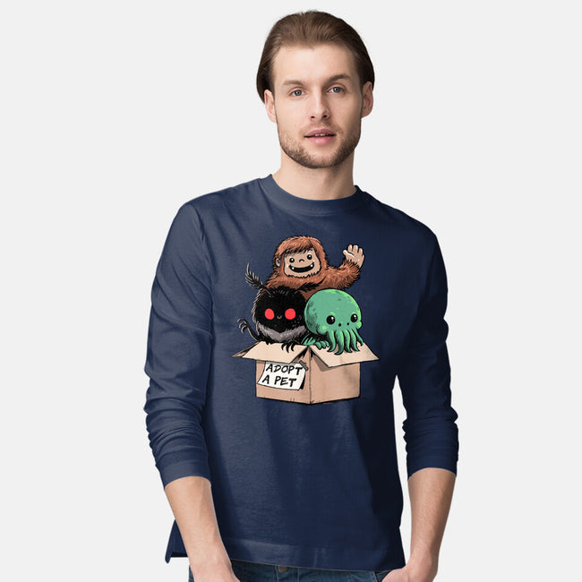 Adopt A Pet-Mens-Long Sleeved-Tee-GoshWow