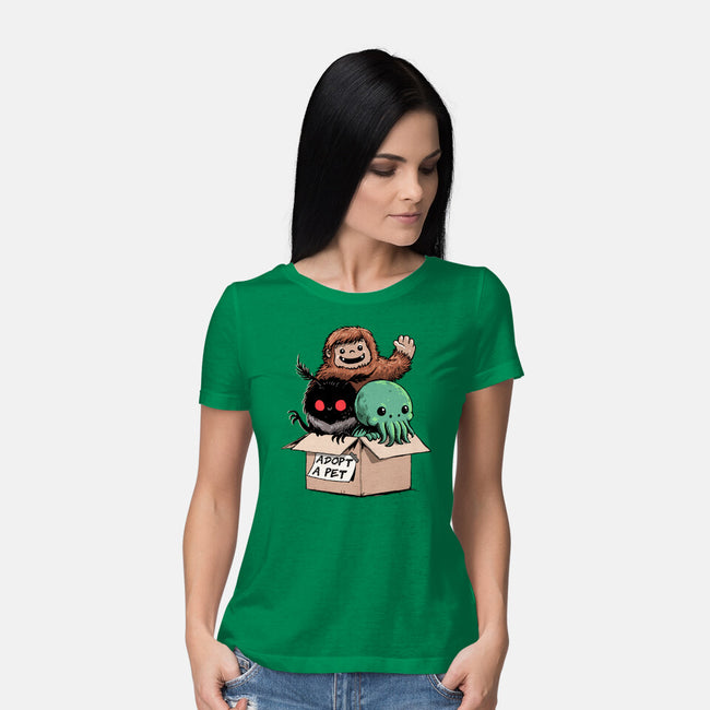 Adopt A Pet-Womens-Basic-Tee-GoshWow