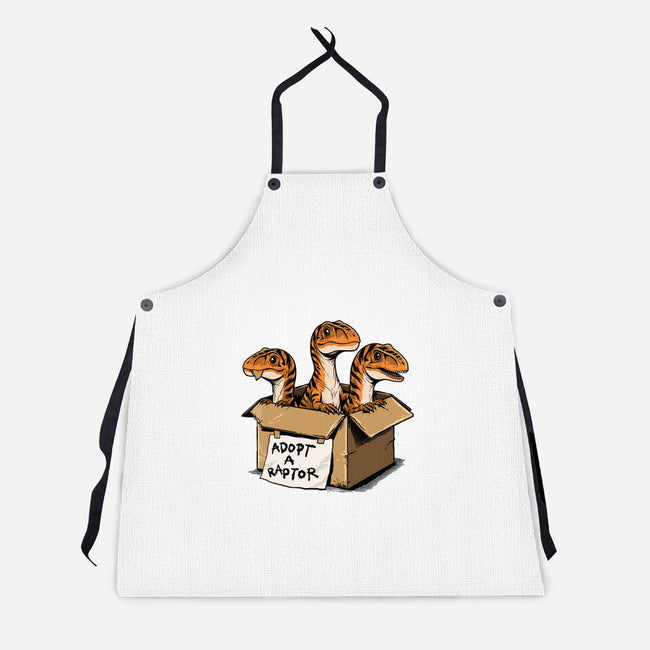 Prehistoric Adoption-Unisex-Kitchen-Apron-GoshWow