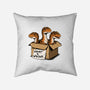 Prehistoric Adoption-None-Removable Cover-Throw Pillow-GoshWow