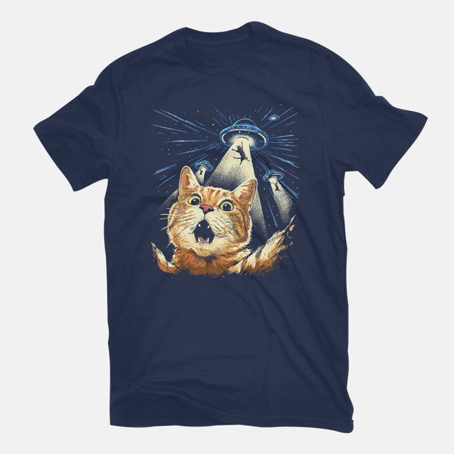 The Purrr-fect Abduction-Mens-Basic-Tee-GoshWow