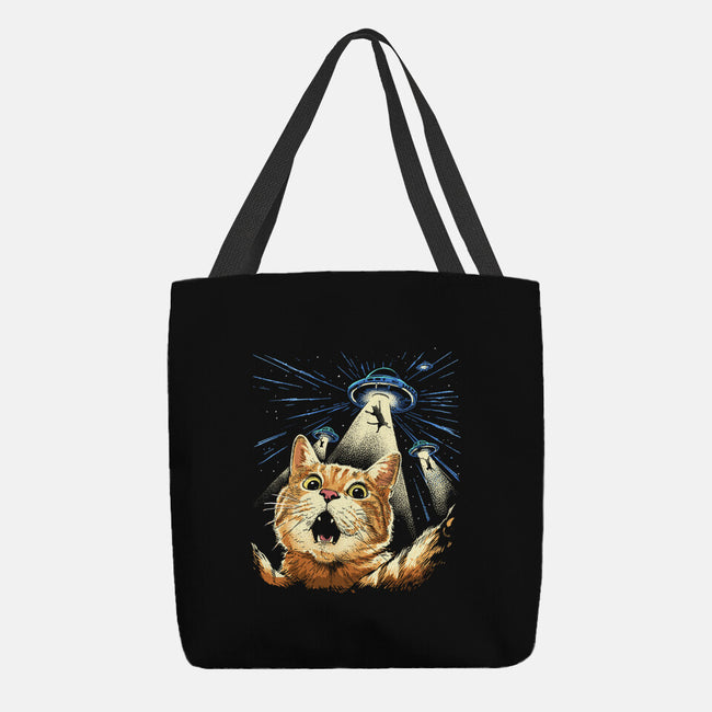 The Purrr-fect Abduction-None-Basic Tote-Bag-GoshWow