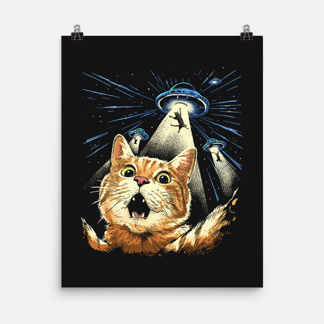 The Purrr-fect Abduction-None-Matte-Poster-GoshWow