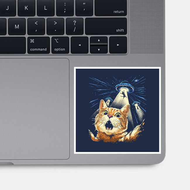 The Purrr-fect Abduction-None-Glossy-Sticker-GoshWow