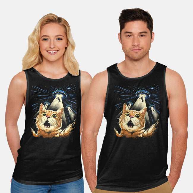 The Purrr-fect Abduction-Unisex-Basic-Tank-GoshWow