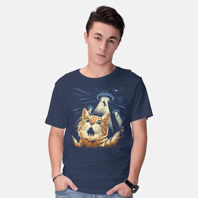 The Purrr-fect Abduction-Mens-Basic-Tee-GoshWow