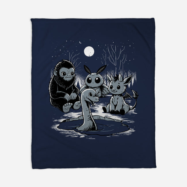 Cryptids-None-Fleece-Blanket-GoshWow