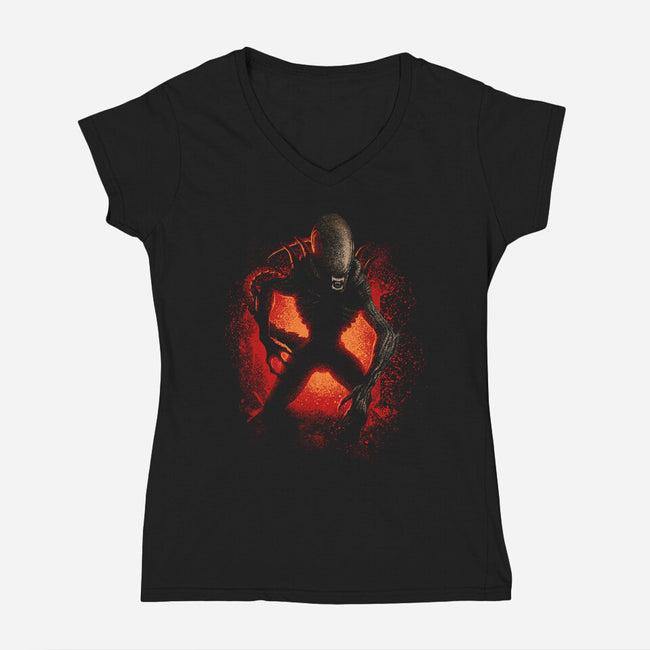 The Countdown-Womens-V-Neck-Tee-Tronyx79