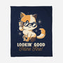 Feline Fine-None-Fleece-Blanket-koalastudio