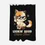 Feline Fine-None-Polyester-Shower Curtain-koalastudio