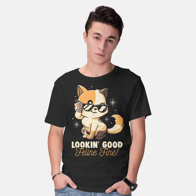 Feline Fine-Mens-Basic-Tee-koalastudio