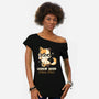 Feline Fine-Womens-Off Shoulder-Tee-koalastudio