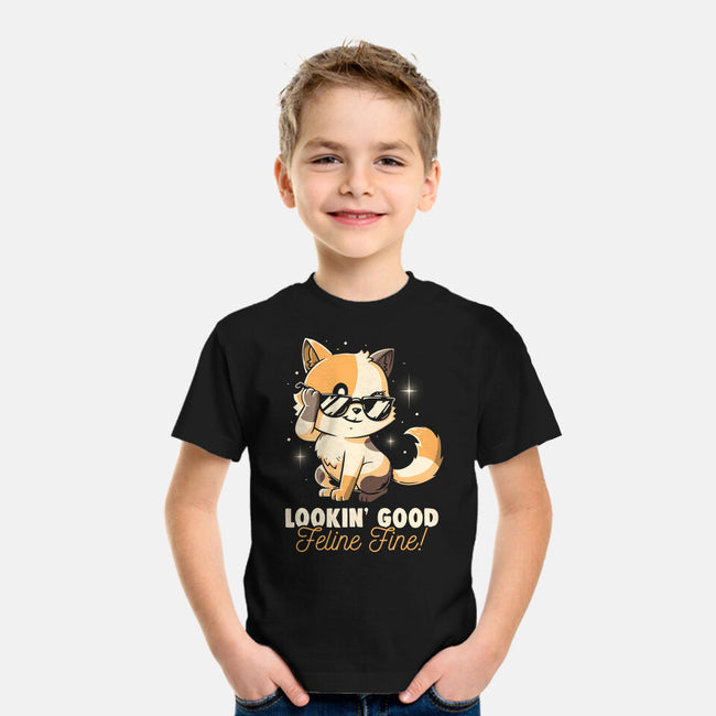 Feline Fine-Youth-Basic-Tee-koalastudio