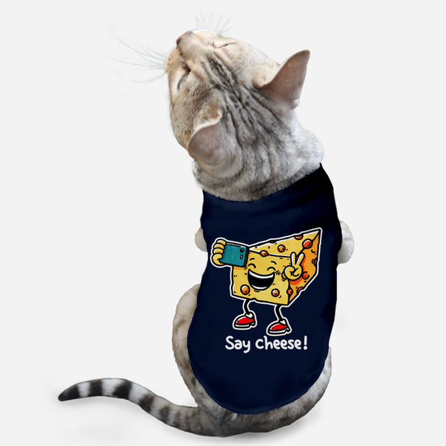 Say Cheese-Cat-Basic-Pet Tank-fanfreak1