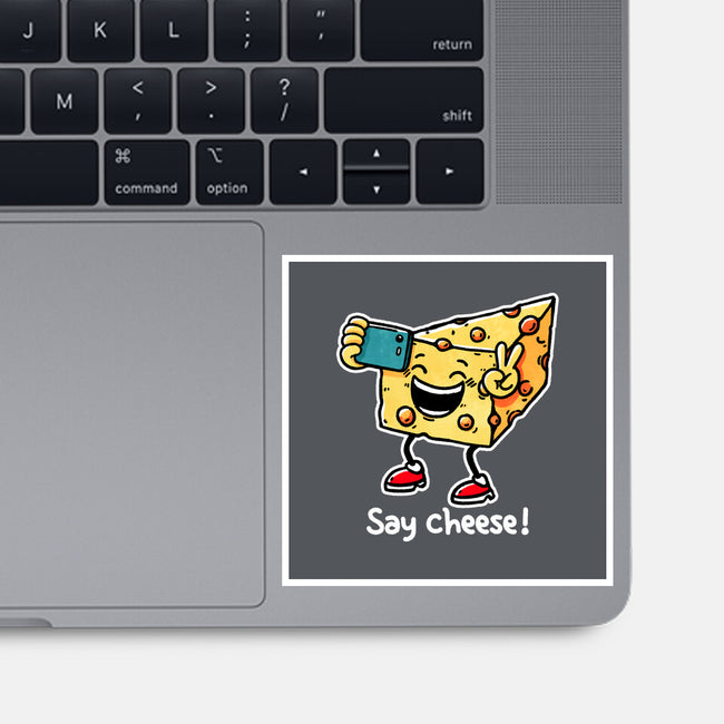 Say Cheese-None-Glossy-Sticker-fanfreak1