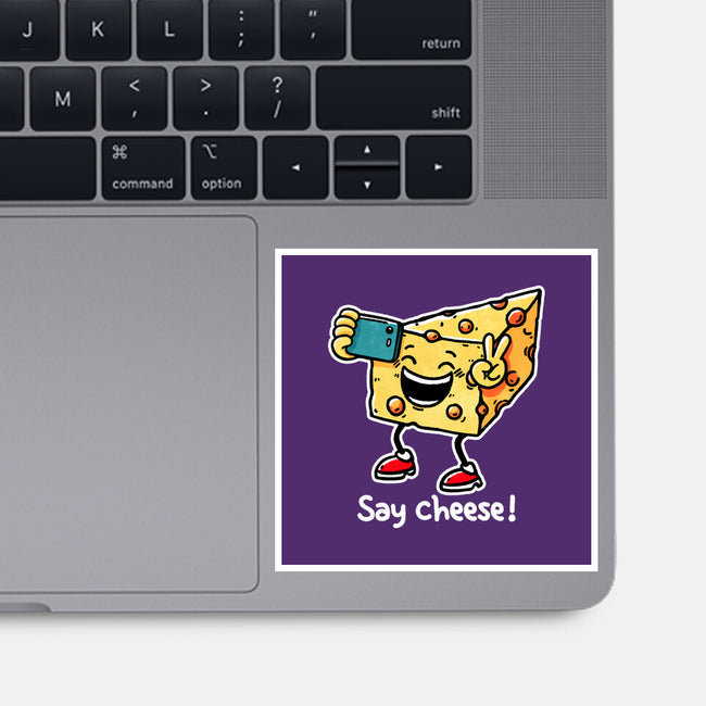 Say Cheese-None-Glossy-Sticker-fanfreak1