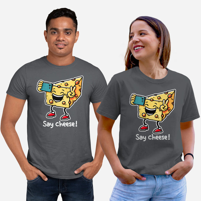 Say Cheese-Unisex-Basic-Tee-fanfreak1