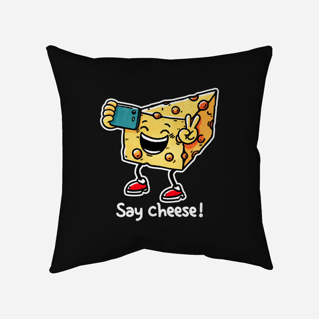 Say Cheese-None-Removable Cover-Throw Pillow-fanfreak1