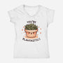 You're Plantastic-Womens-V-Neck-Tee-fanfreak1