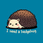 Hedgehug-None-Removable Cover-Throw Pillow-fanfreak1