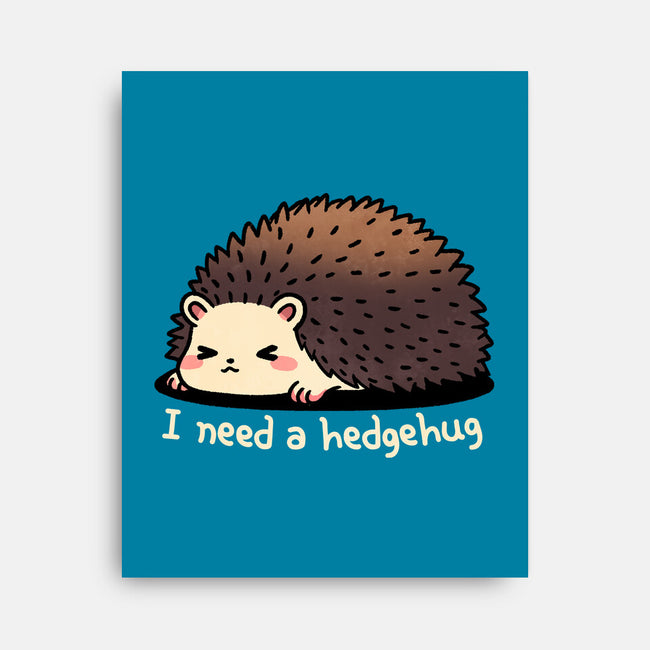 Hedgehug-None-Stretched-Canvas-fanfreak1