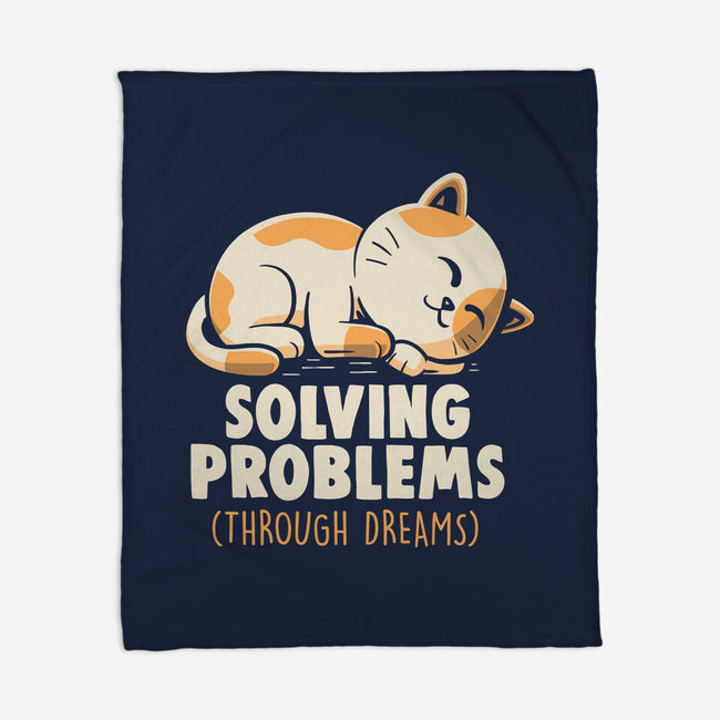 Solving Problems Through Dreams-None-Fleece-Blanket-koalastudio