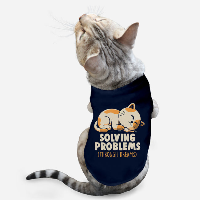 Solving Problems Through Dreams-Cat-Basic-Pet Tank-koalastudio