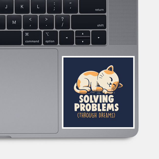 Solving Problems Through Dreams-None-Glossy-Sticker-koalastudio