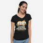 Solving Problems Through Dreams-Womens-V-Neck-Tee-koalastudio