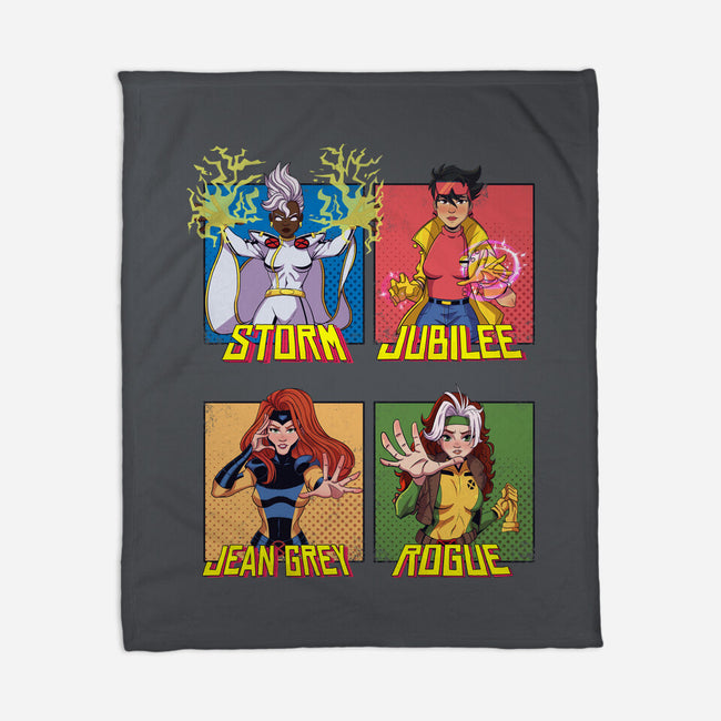 X-men 97 Girls-None-Fleece-Blanket-jacnicolauart