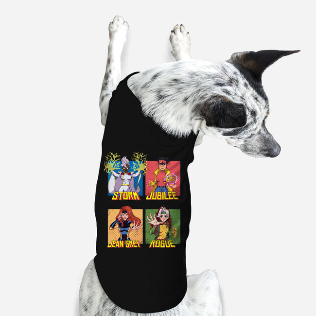 X-men 97 Girls-Dog-Basic-Pet Tank-jacnicolauart