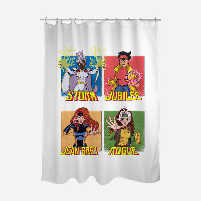 X-men 97 Girls-None-Polyester-Shower Curtain-jacnicolauart