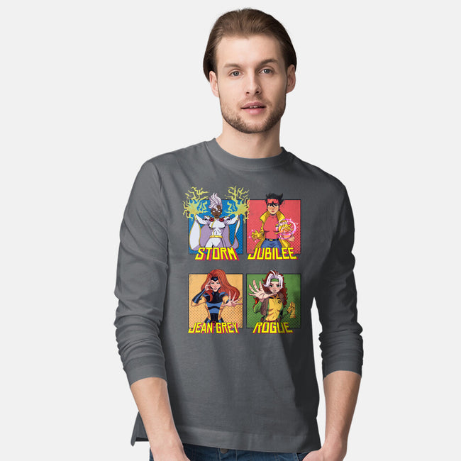 X-men 97 Girls-Mens-Long Sleeved-Tee-jacnicolauart