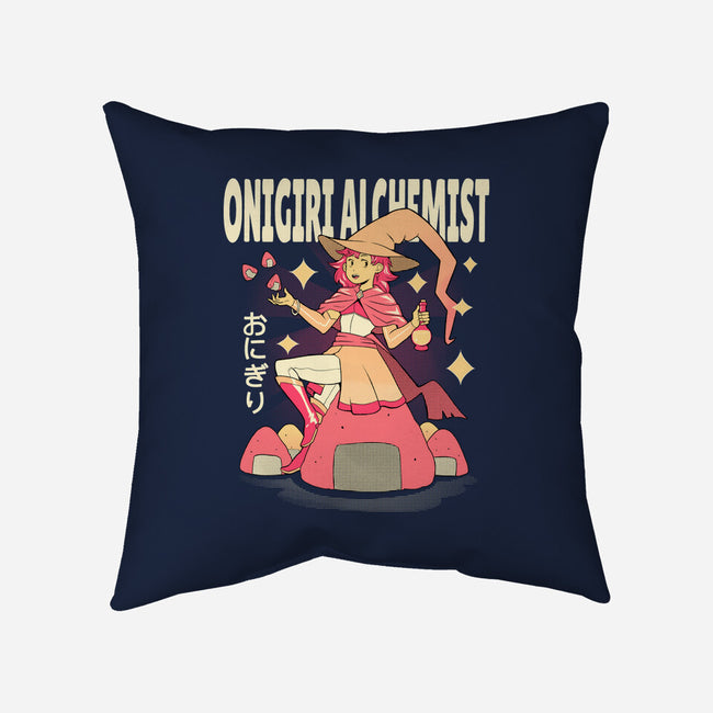 Onigiri Alchemist-None-Removable Cover-Throw Pillow-FunkVampire