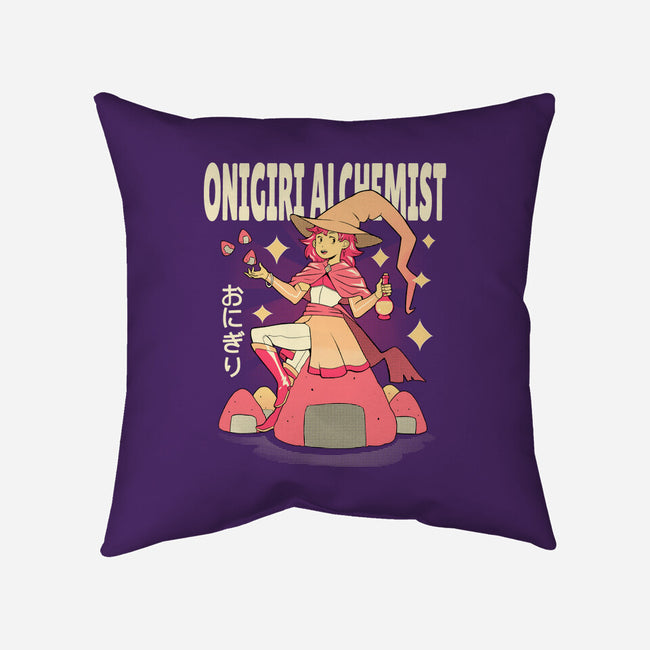 Onigiri Alchemist-None-Removable Cover-Throw Pillow-FunkVampire